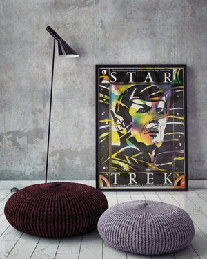 Star Trek 1985 East German A1 Film Movie Poster, Schulz Ilabowski