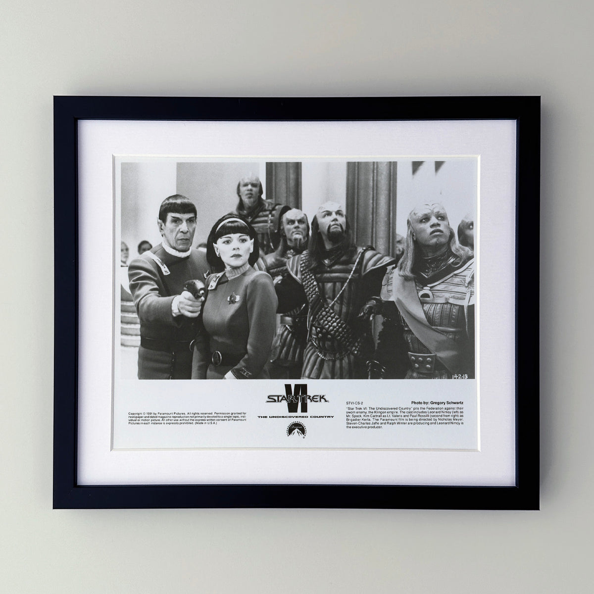 Star Trek VI The Undiscovered Country 1991 Film Movie Press Publicity Still Framed