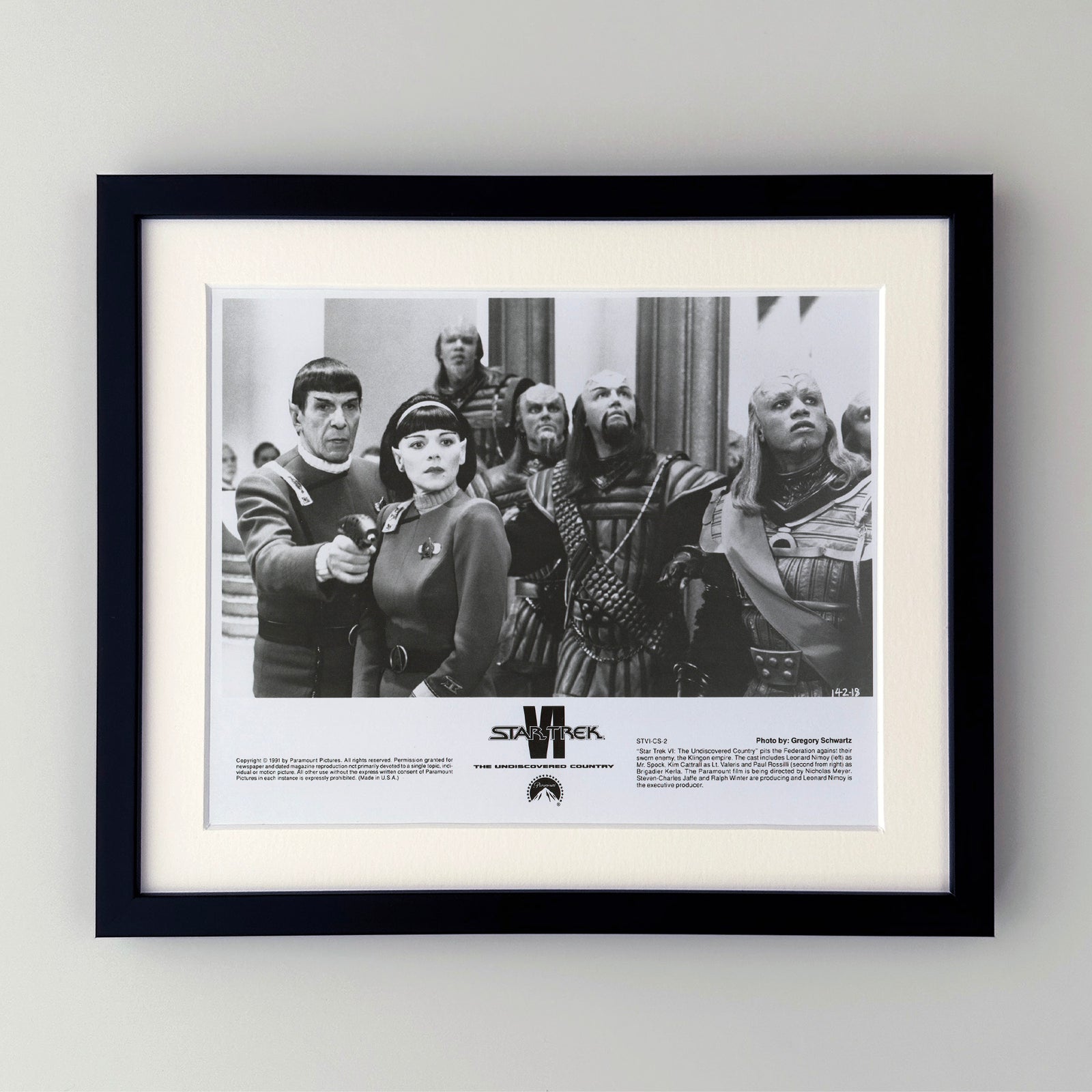 Star Trek VI The Undiscovered Country 1991 Film Movie Press Publicity Still Framed