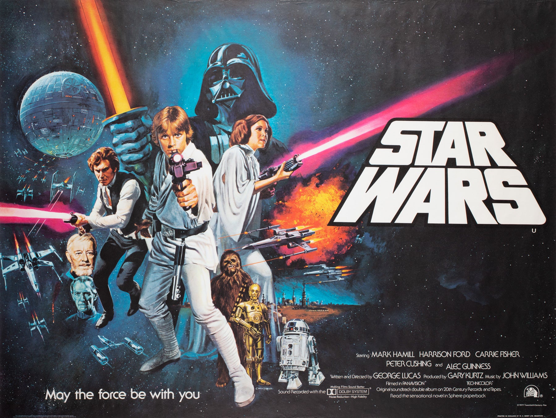 Star Wars (1977) Original Style C One-Sheet Movie Poster - Original Film  Art - Vintage Movie Posters