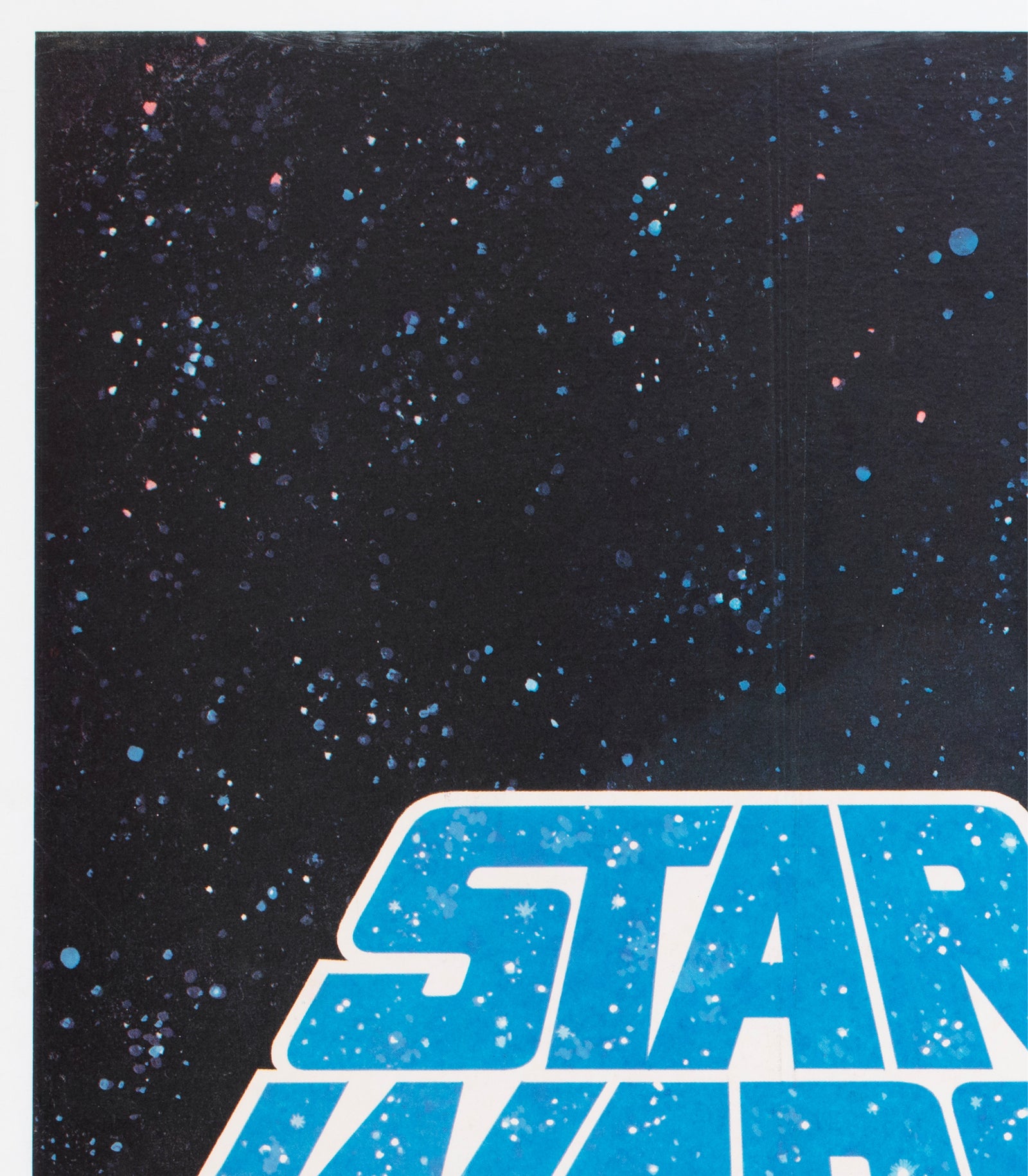 Star Wars 1977 Italian 2 Foglio Film Poster Michelangelo Papuzza - detail