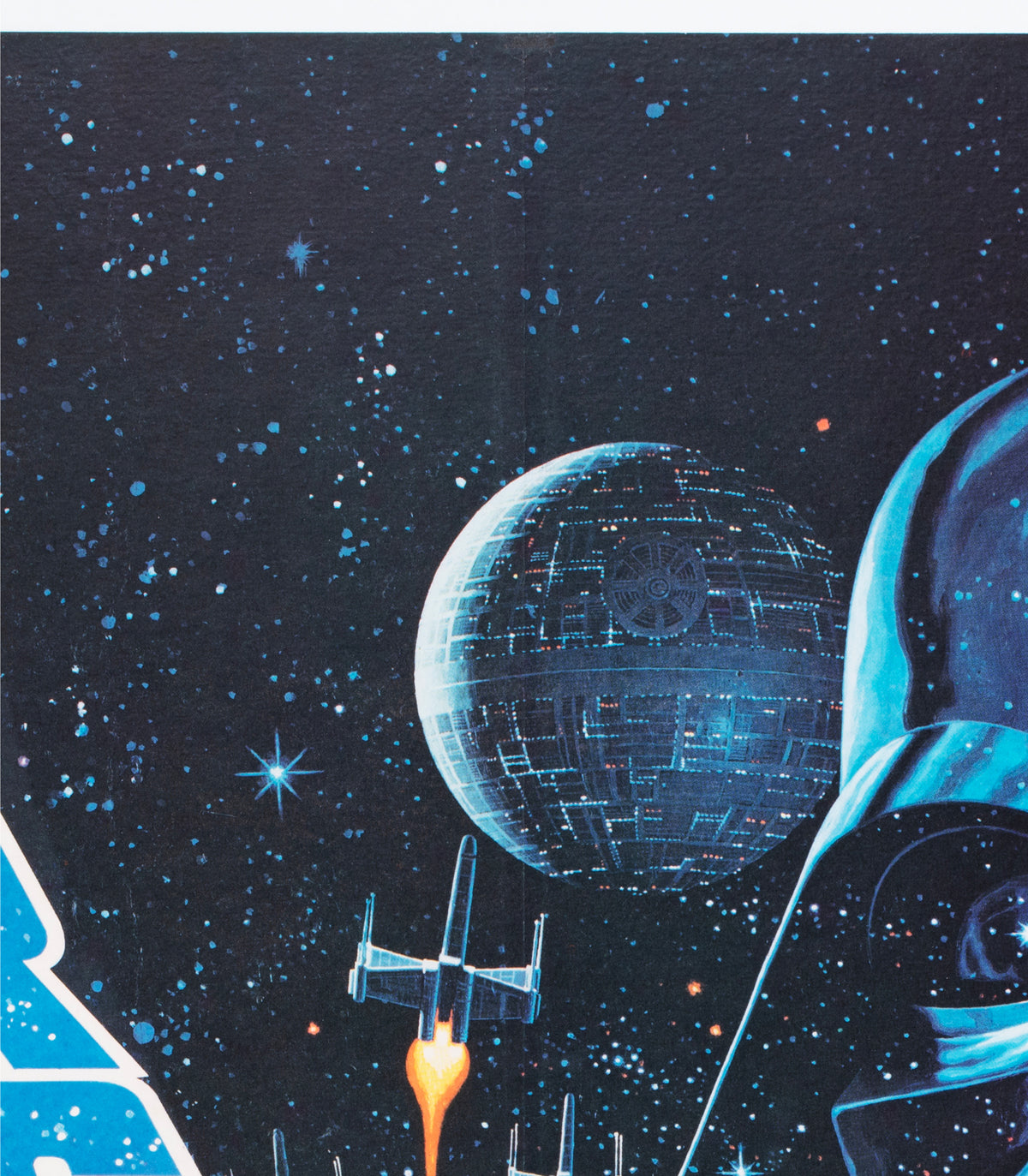 Star Wars 1977 Italian 2 Foglio Film Poster Michelangelo Papuzza - detail
