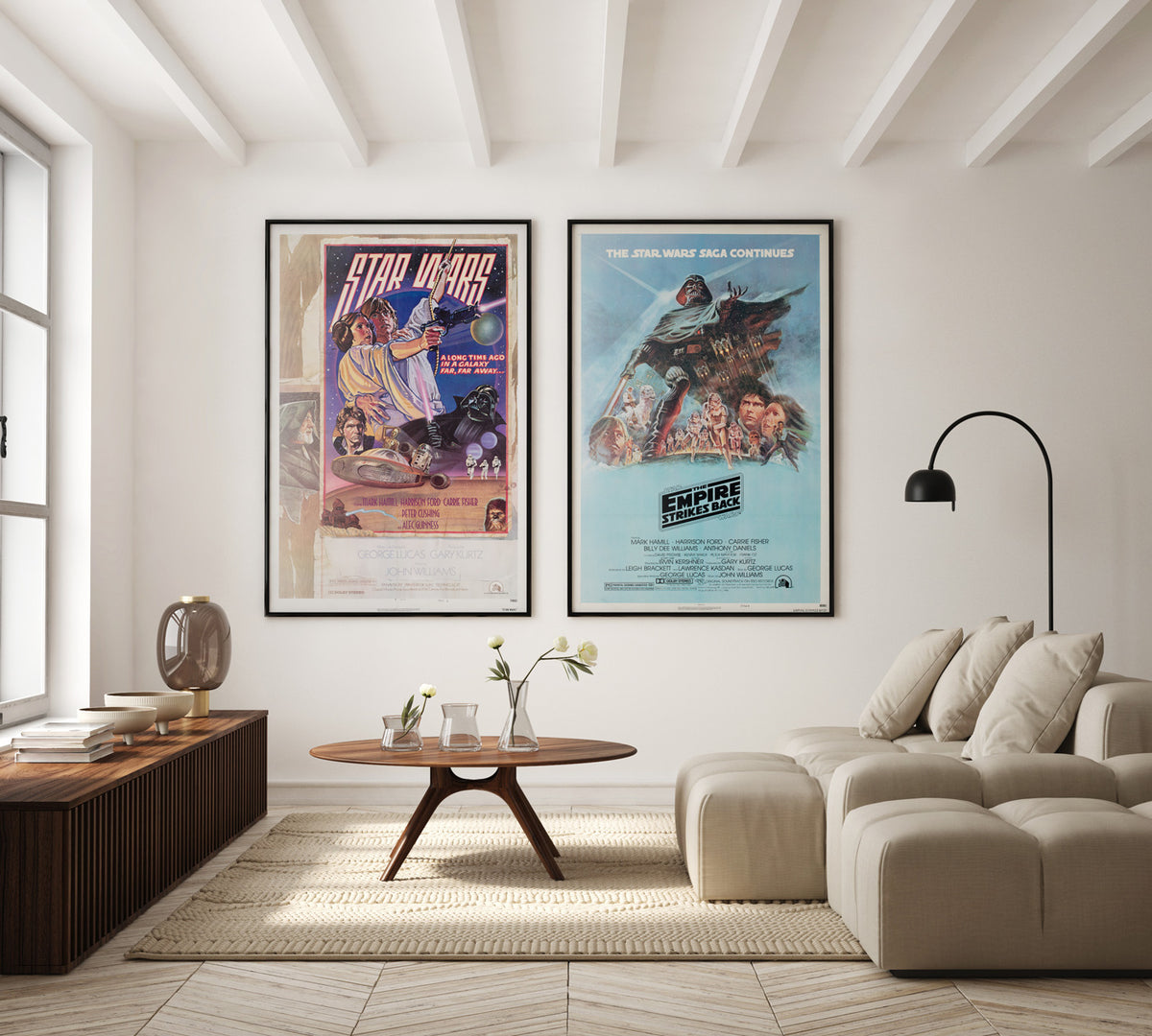 Star Wars 1977 US 1 Sheet Style D Film Movie Poster, Drew Struzen