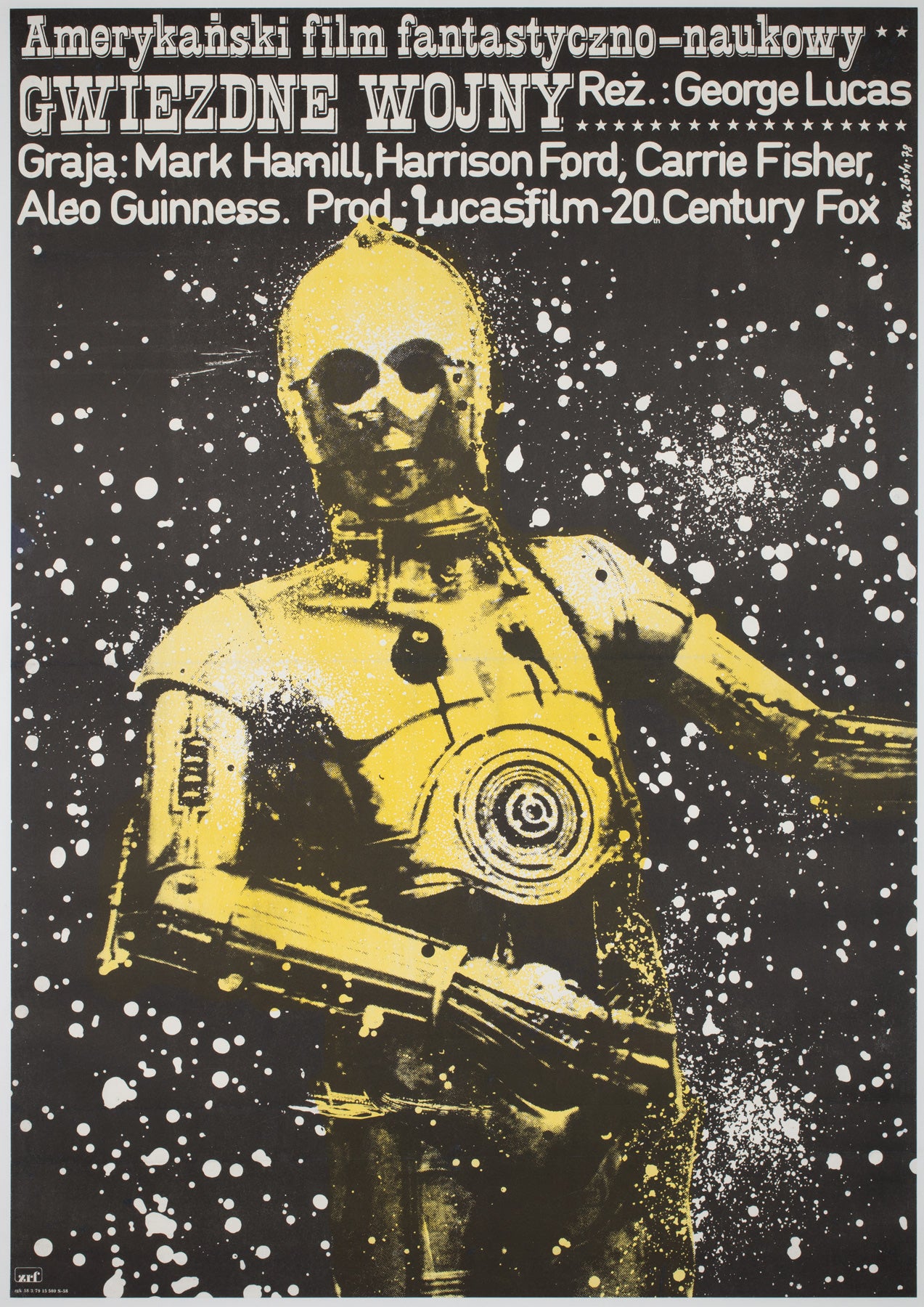 Star Wars 1979 Polish B1 Film Movie Poster, Jakub Erol