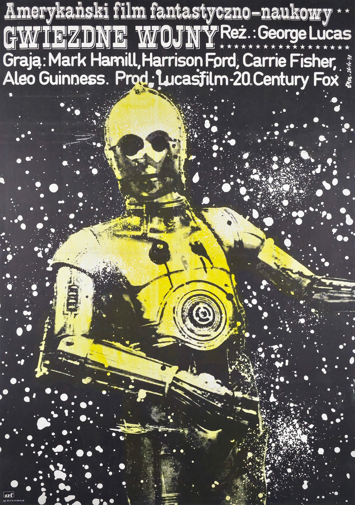 Star Wars 1979 Polish B1 Film Poster Jakub Erol