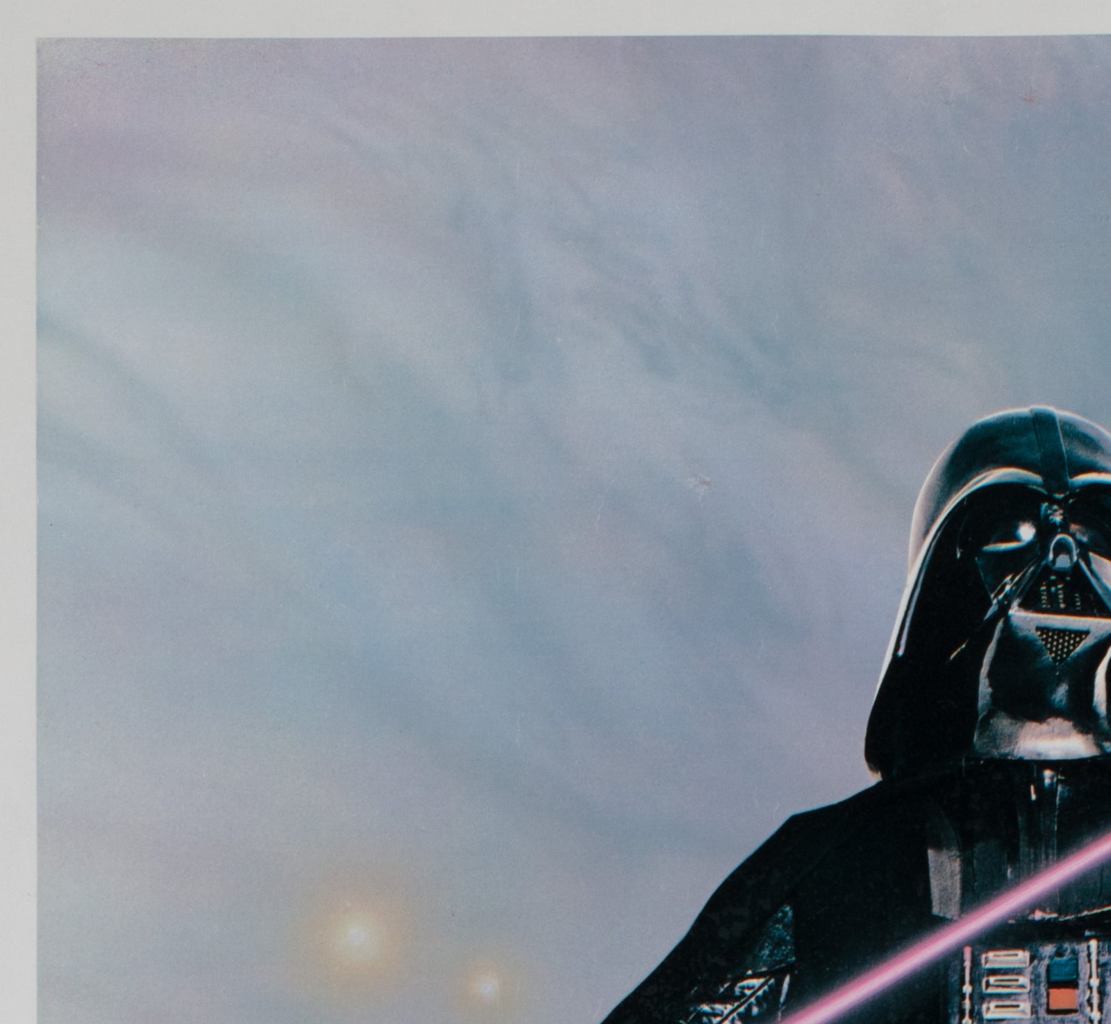 Star Wars Darth Vader 1977 Vintage Factor Inc Commercial Poster - detail