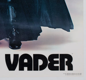 Star Wars Darth Vader 1977 Vintage Factor Inc Commercial Poster - detail