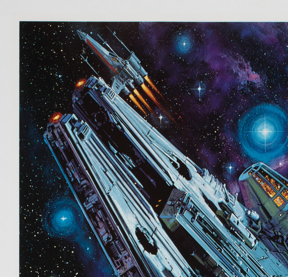 Star Wars R1982 Japanese B2 Film Movie Poster, Noriyoshi Ohrai - detail