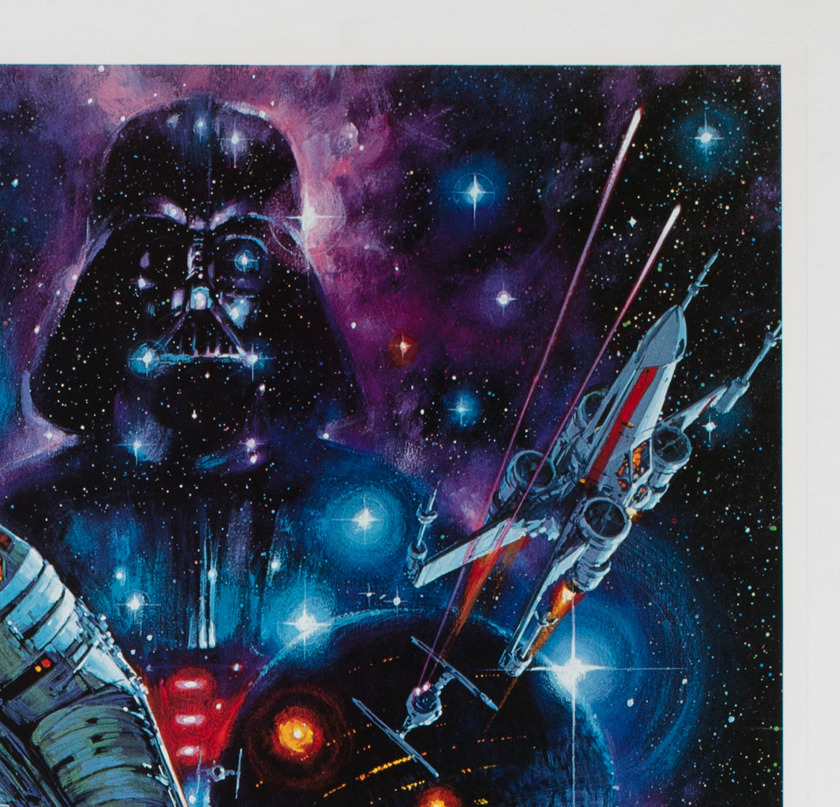 Star Wars R1982 Japanese B2 Film Movie Poster, Noriyoshi Ohrai - detail