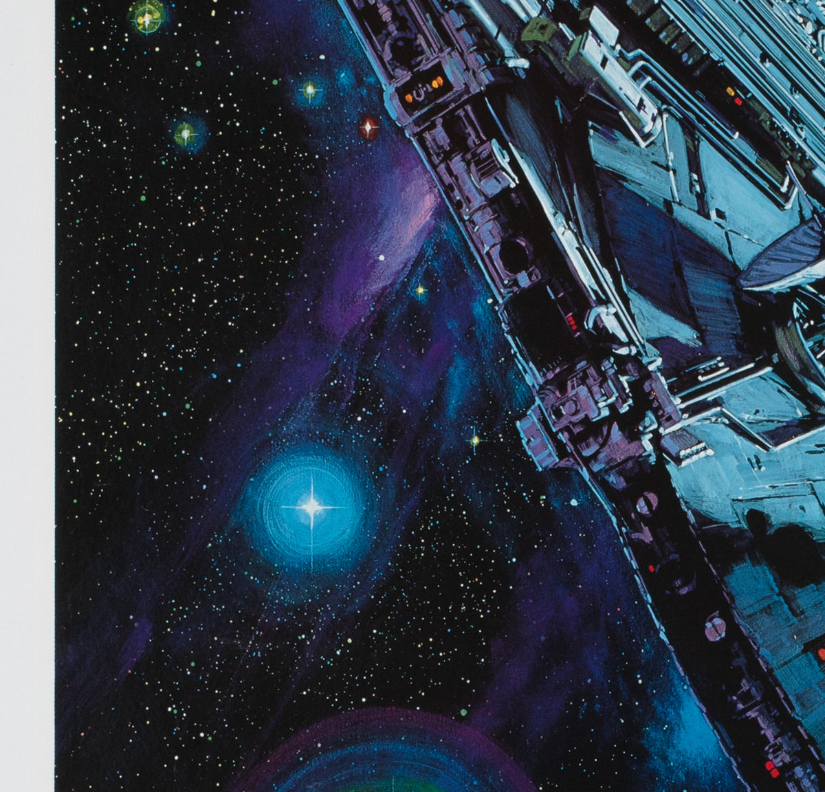 Star Wars R1982 Japanese B2 Film Movie Poster, Noriyoshi Ohrai - detail
