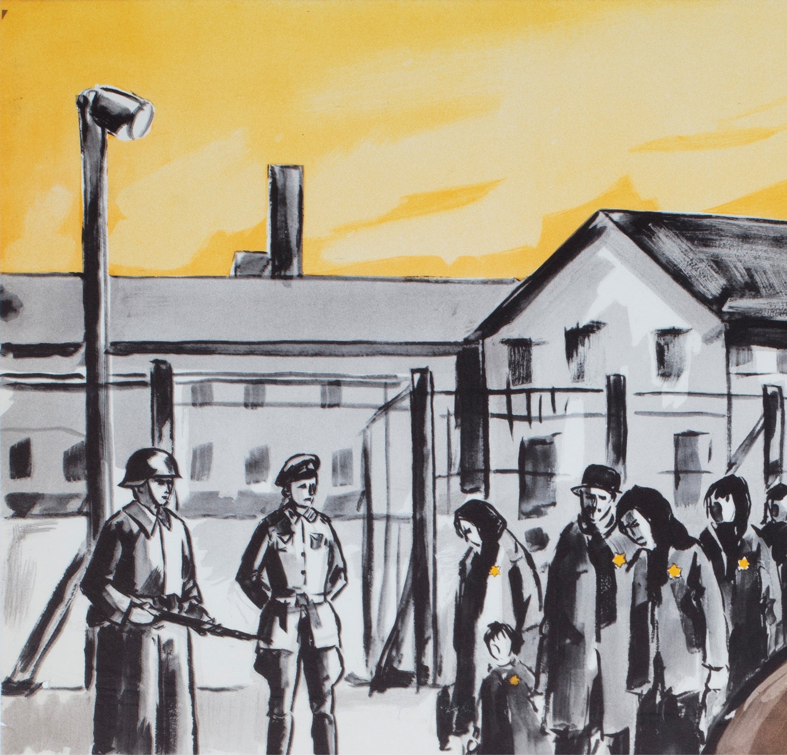 Stars 1960 Swedish Film Poster - detail