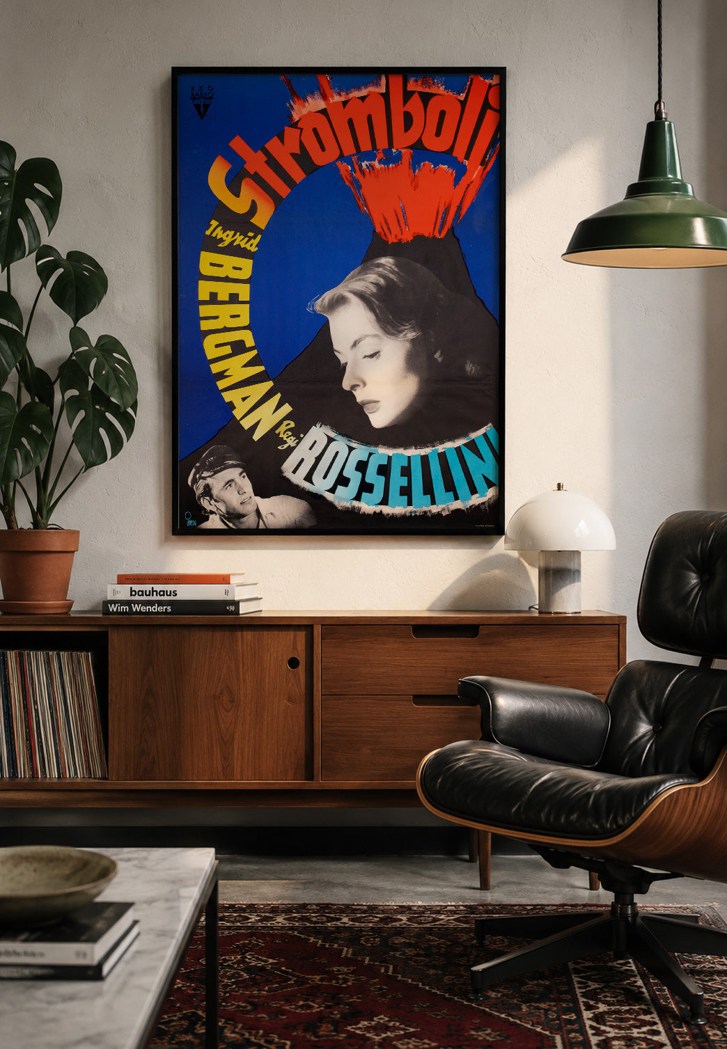 Stromboli 1950 Swedish Film Poster Gösta Åberg