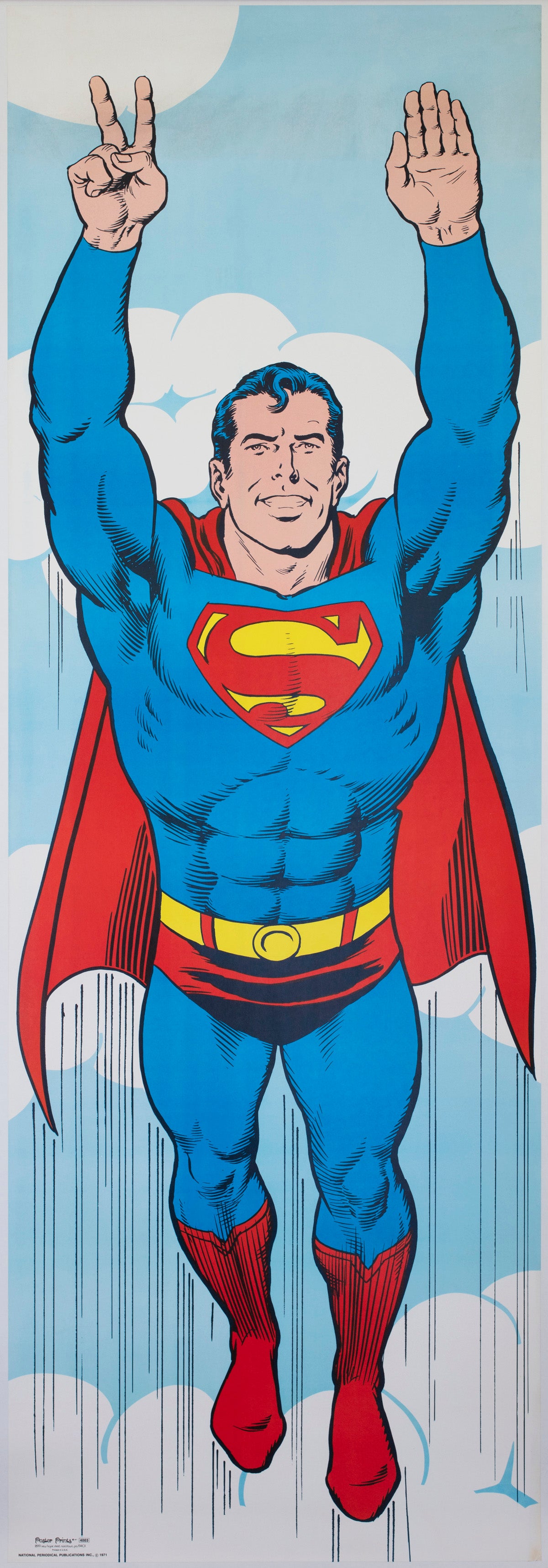 Superman 1971 Door Panel DC Prints US Special Poster, Swan and Anderson