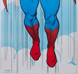 Superman 1971 Door Panel DC Prints US Special Poster, Swan and Anderson - detail