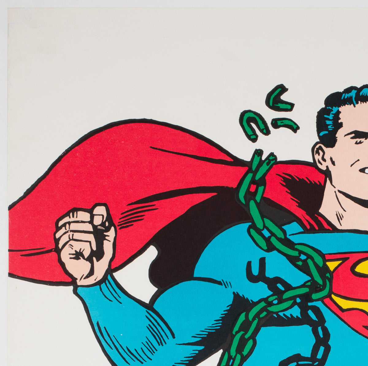 Superman Vintage 1966 US Poster - detail
