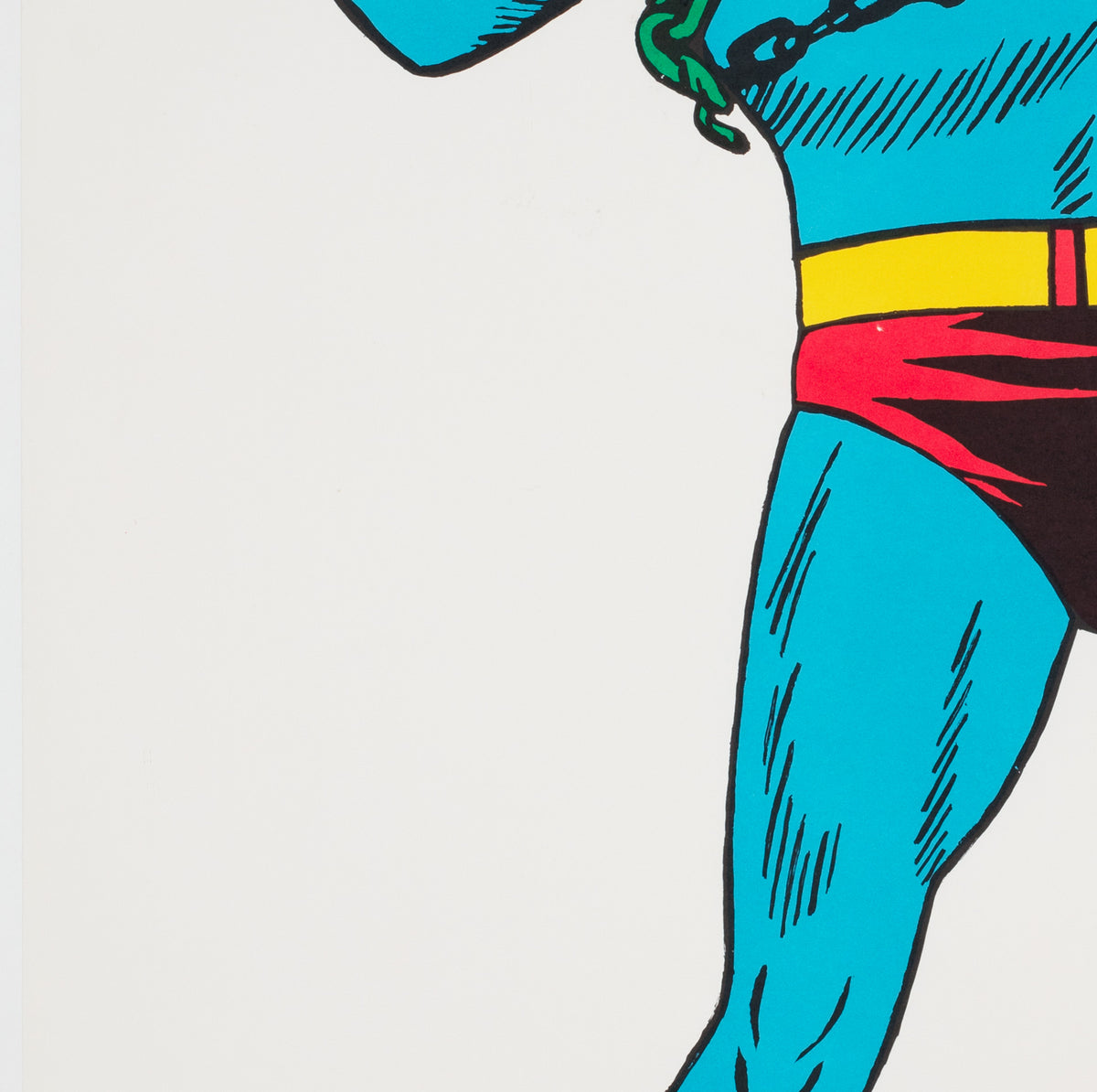 Superman Vintage 1966 US Poster - detail