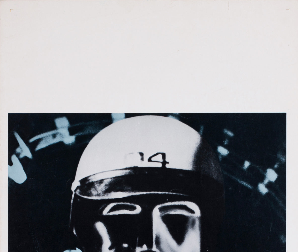 THX 1138 1971 US Insert Film Movie Poster - detail