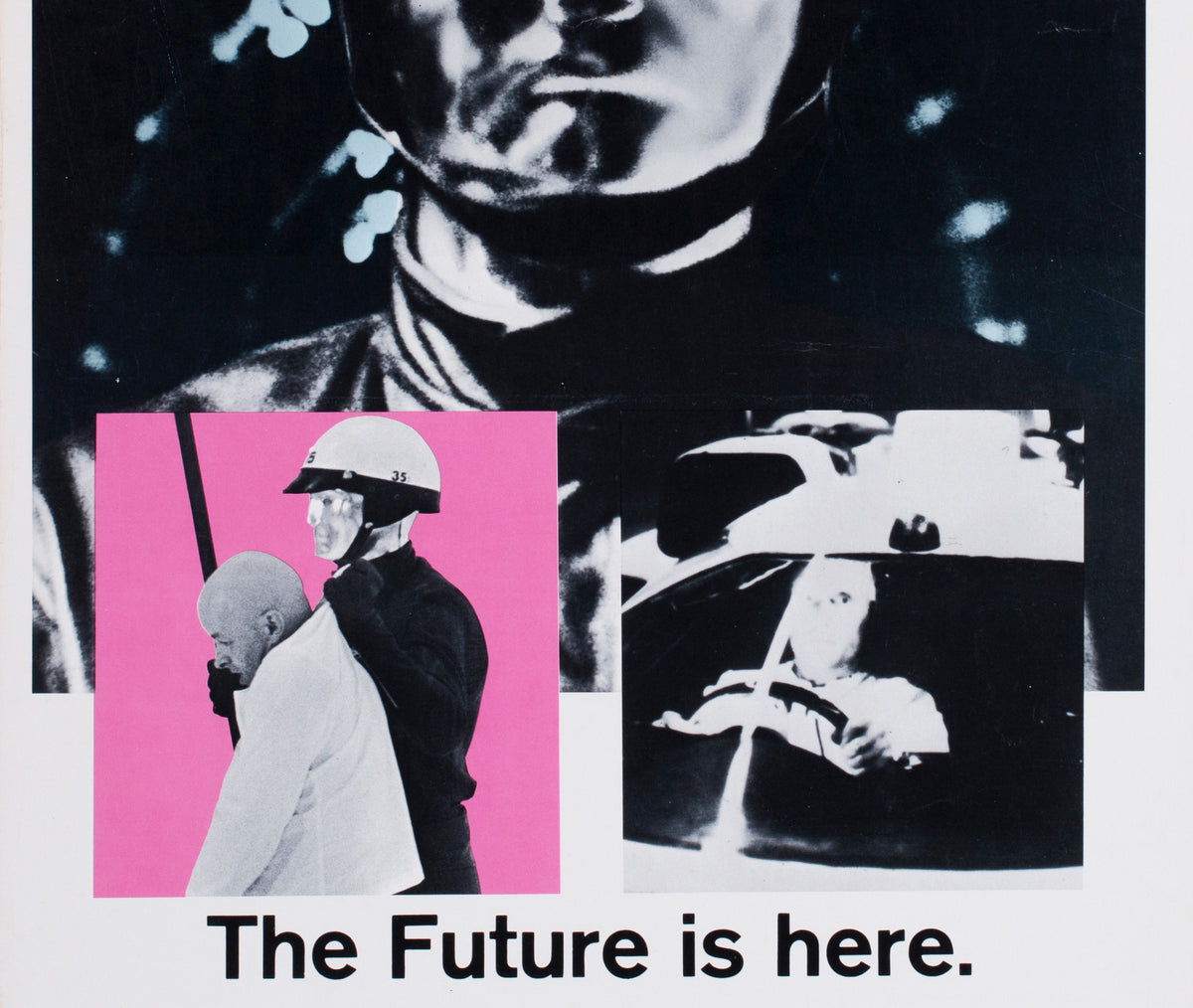 THX 1138 1971 US Insert Film Movie Poster - detail