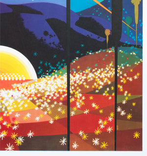 TWA Hollywood c1960s Travel Poster David Klein - detail
