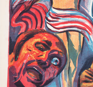 Tales From The Crypt 1974 Egyptian Film Poster - detail