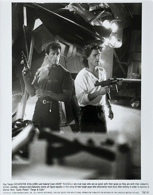 Tango & Cash (1989) Sylvester Stallone Kurt Russell Publicity Film Movie Still - Framed
