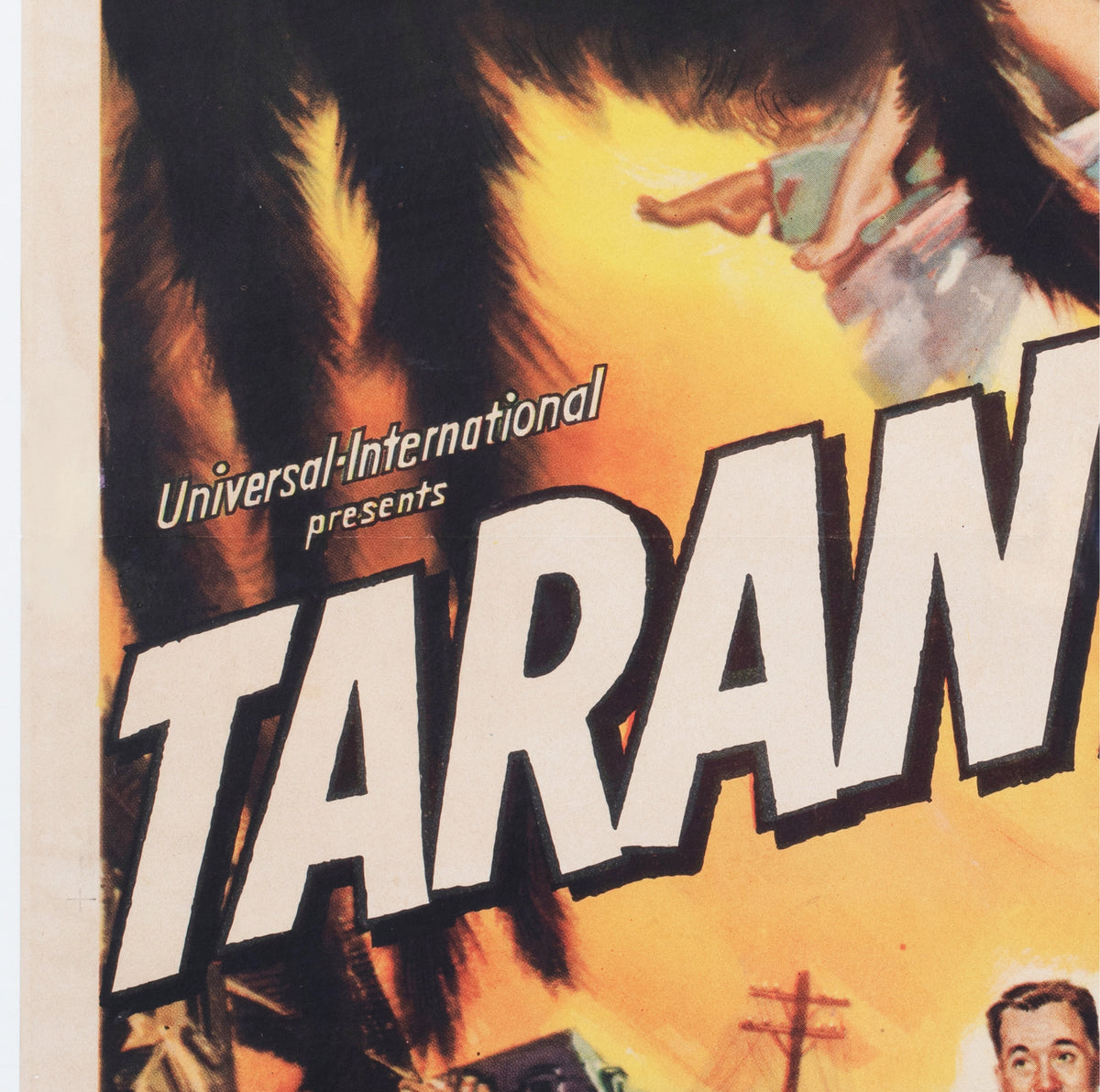 Tarantula 1955 US 1 Sheet Film Movie Poster, Reynold Brown - detail