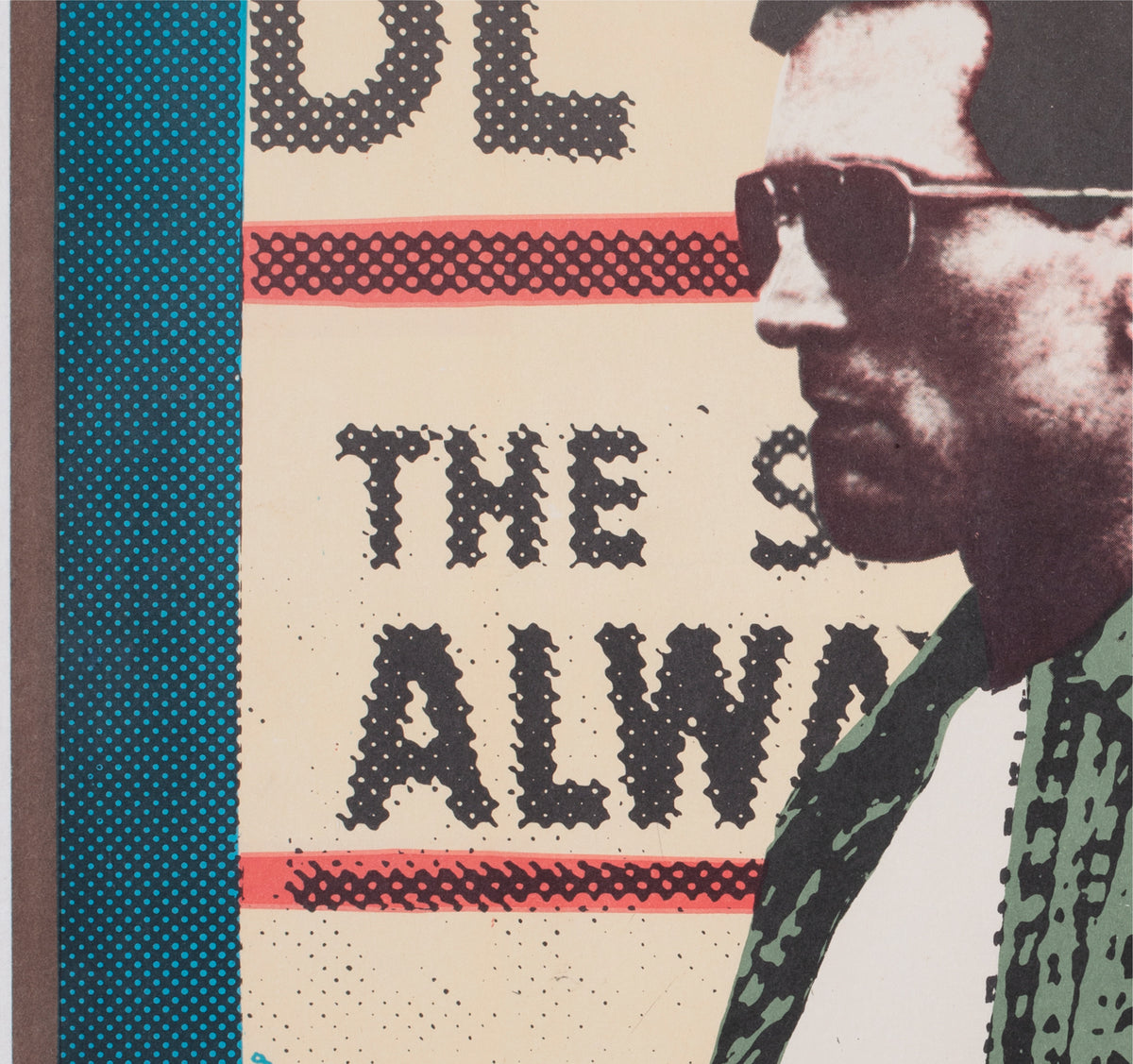 Taxi Driver 1978 Polish B1 Film Movie Poster, Andrzej Klimowski - detail