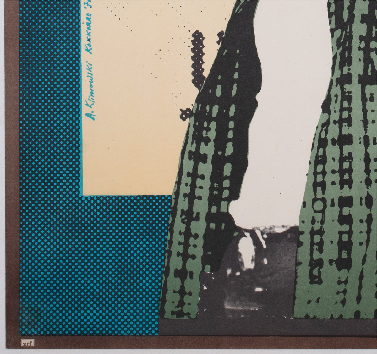 Taxi Driver 1978 Polish B1 Film Movie Poster, Andrzej Klimowski - detail