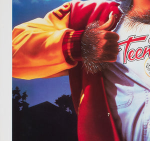 Teen Wolf 1985 Japanese B2 Film Movie  Poster - detail