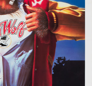 Teen Wolf 1985 Japanese B2 Film Movie  Poster - detail