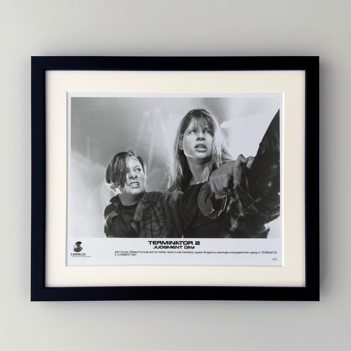 Terminator 2 Judgement Day 1991 Film Movie Press Publicity Still Framed