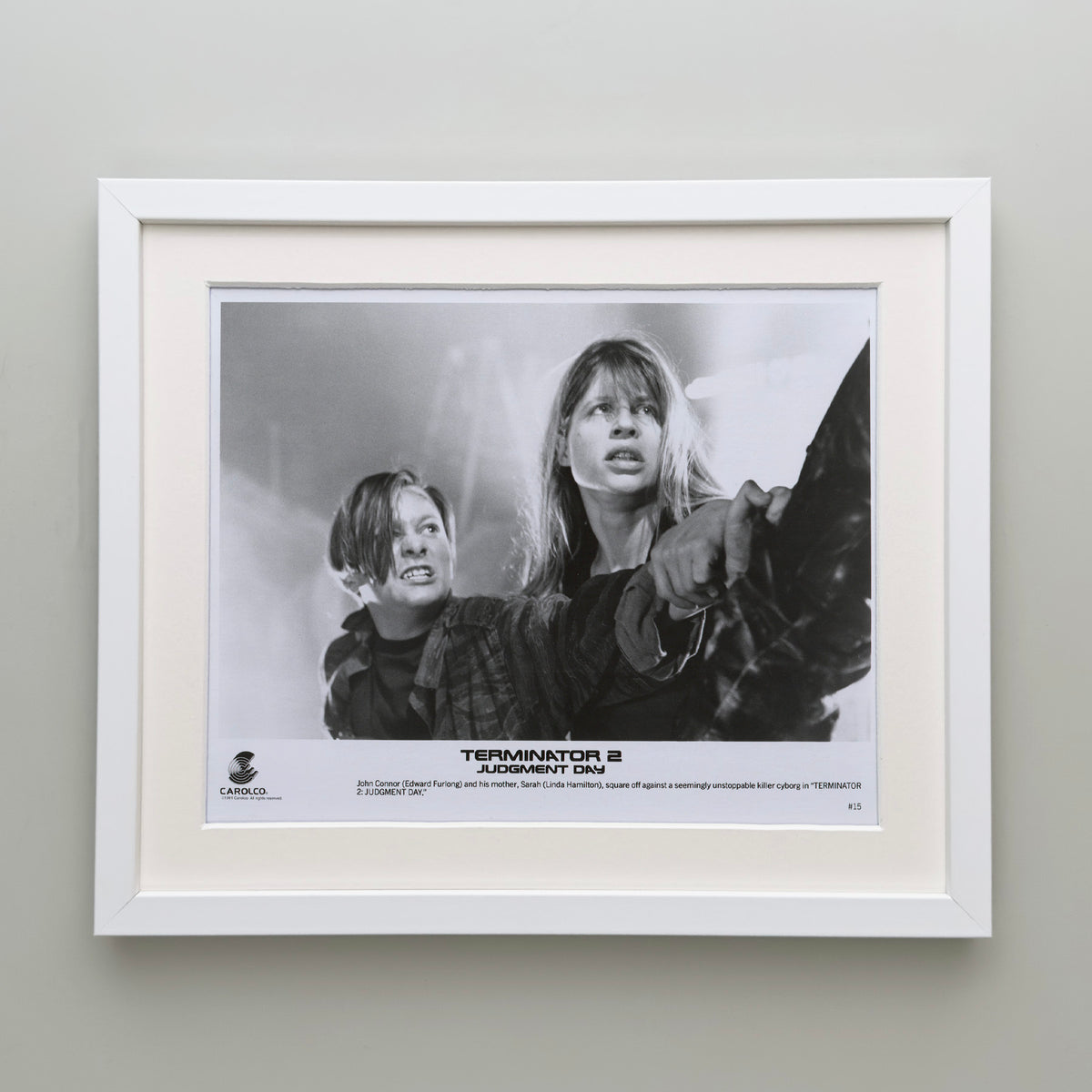 Terminator 2 Judgement Day 1991 Film Movie Press Publicity Still Framed