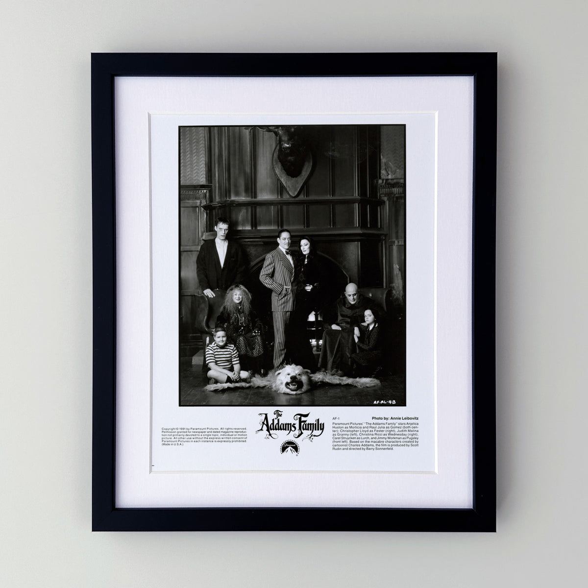 The Addams Family 1991 Press Publicity Film Movie Still - Framed