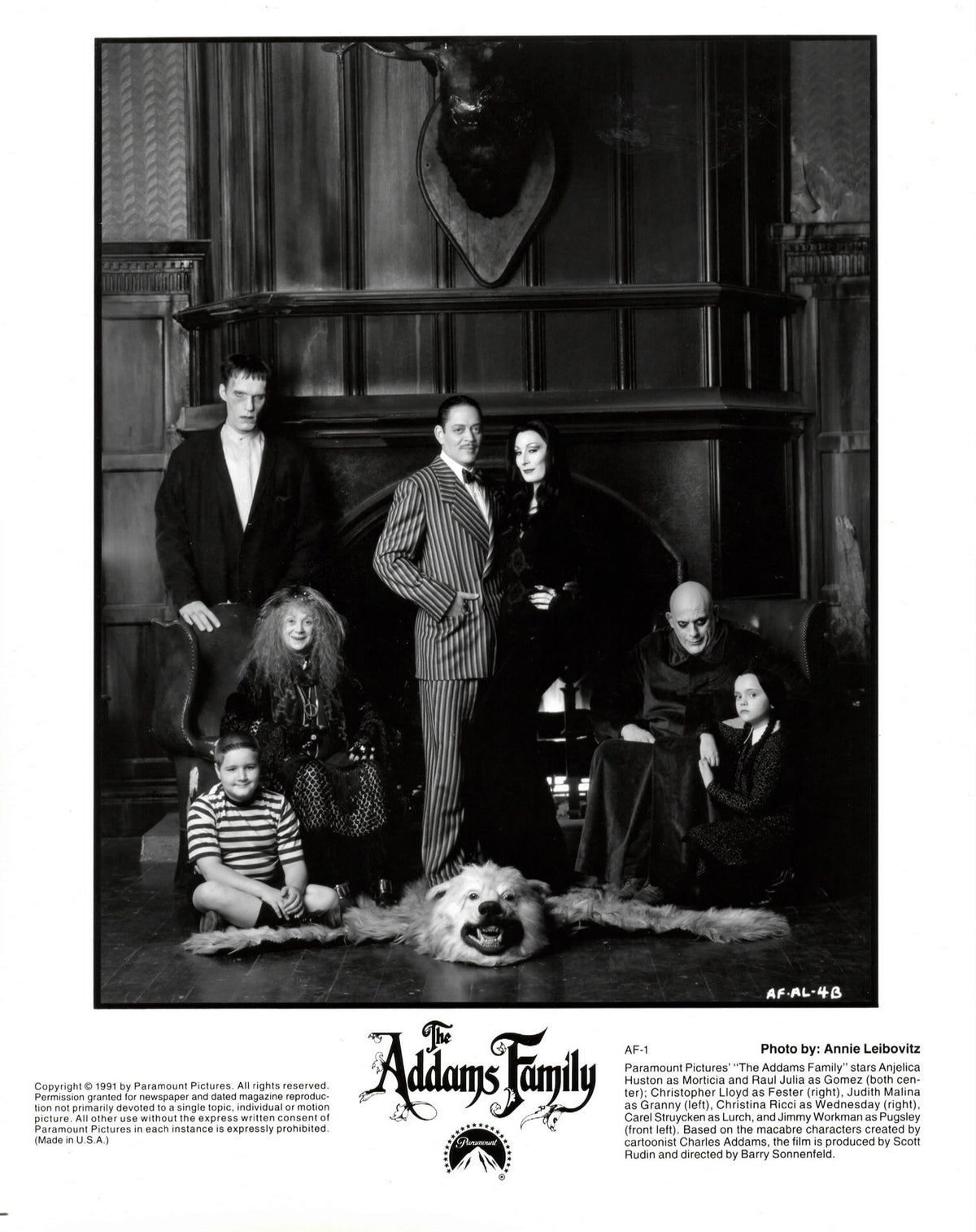 The Addams Family 1991 Press Publicity Film Movie Still 