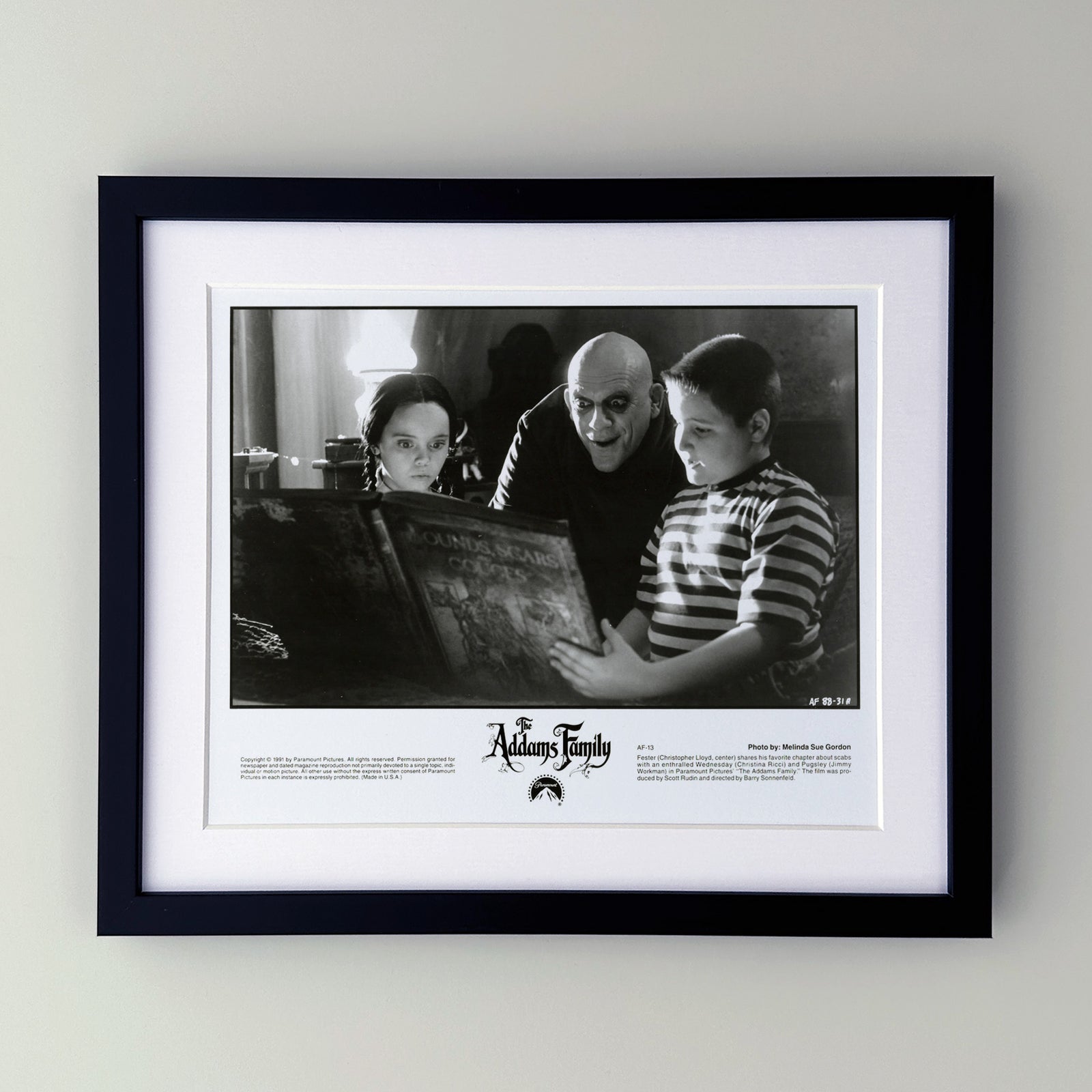 The Addams Family 1991 Press Publicity Film Movie Still - Framed