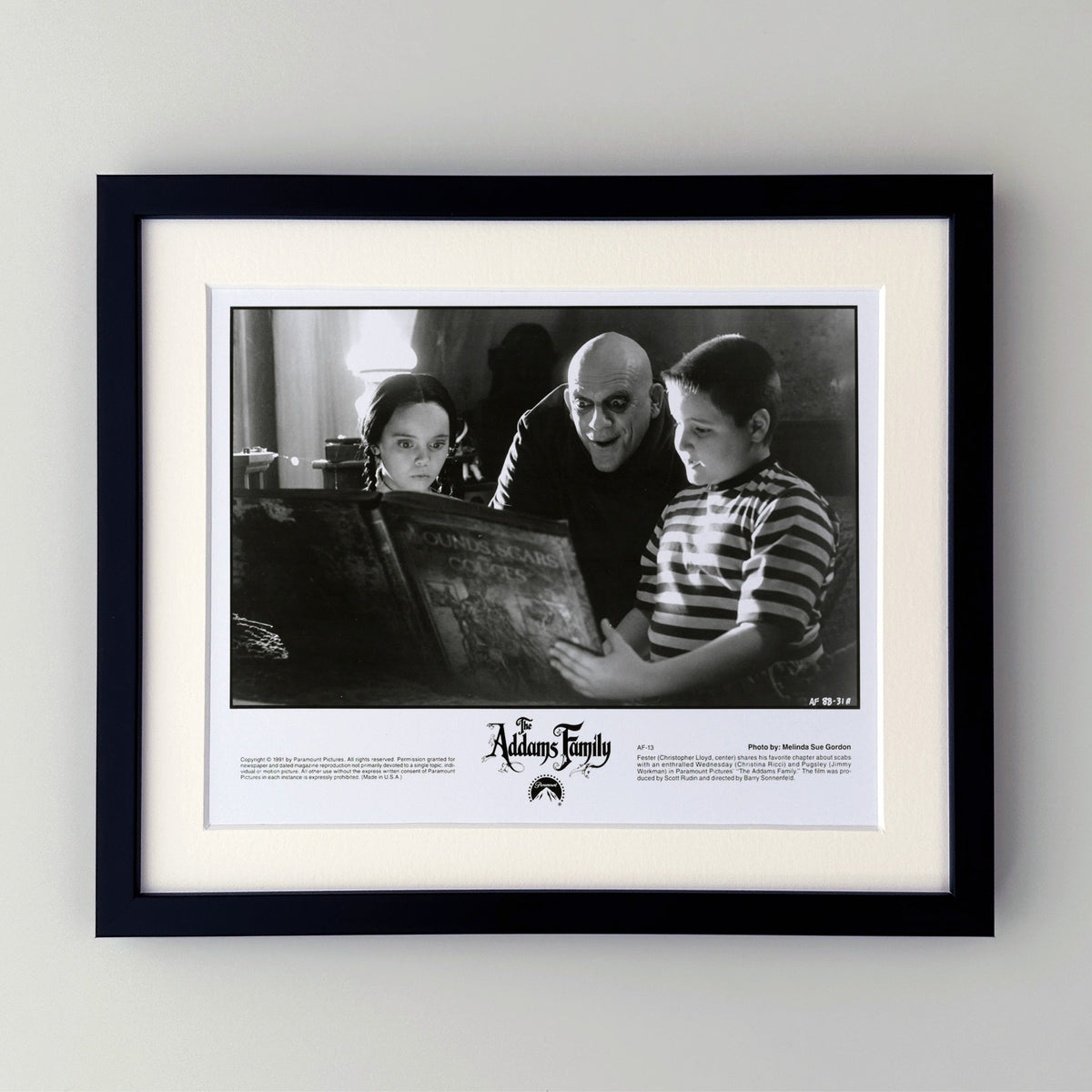 The Addams Family 1991 Press Publicity Film Movie Still - Framed
