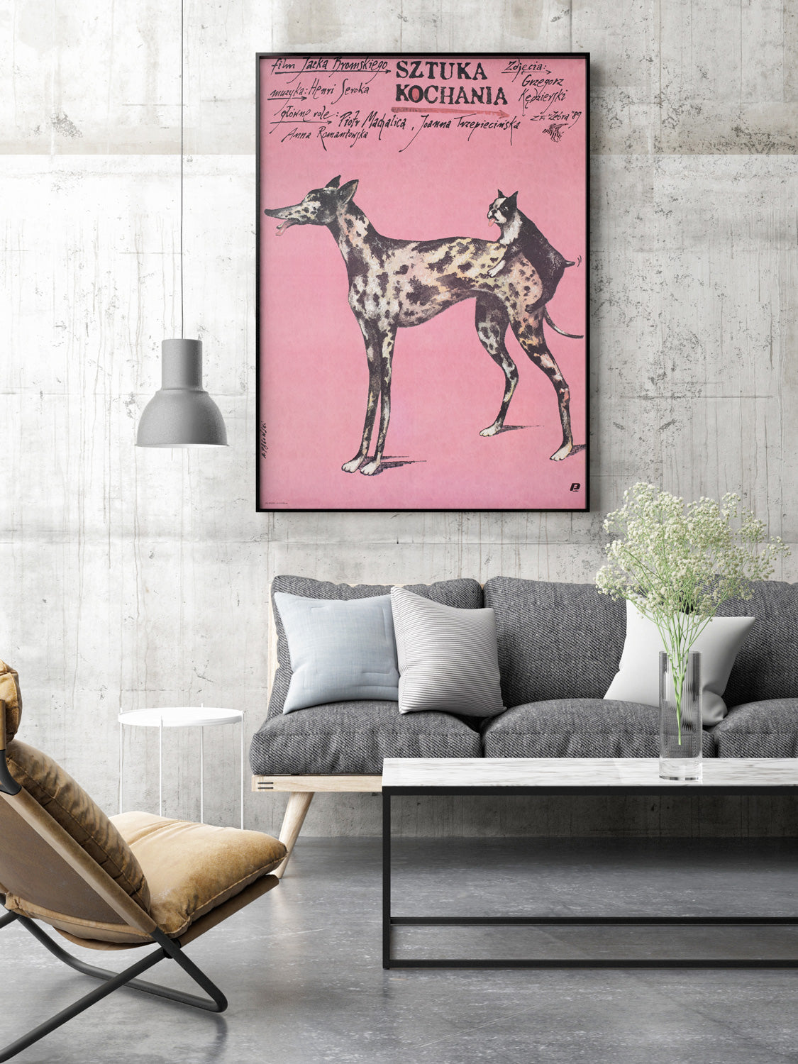 The Art of Loving 1989 Polish B1 Film Movie  Poster, Andrzej Pagowski