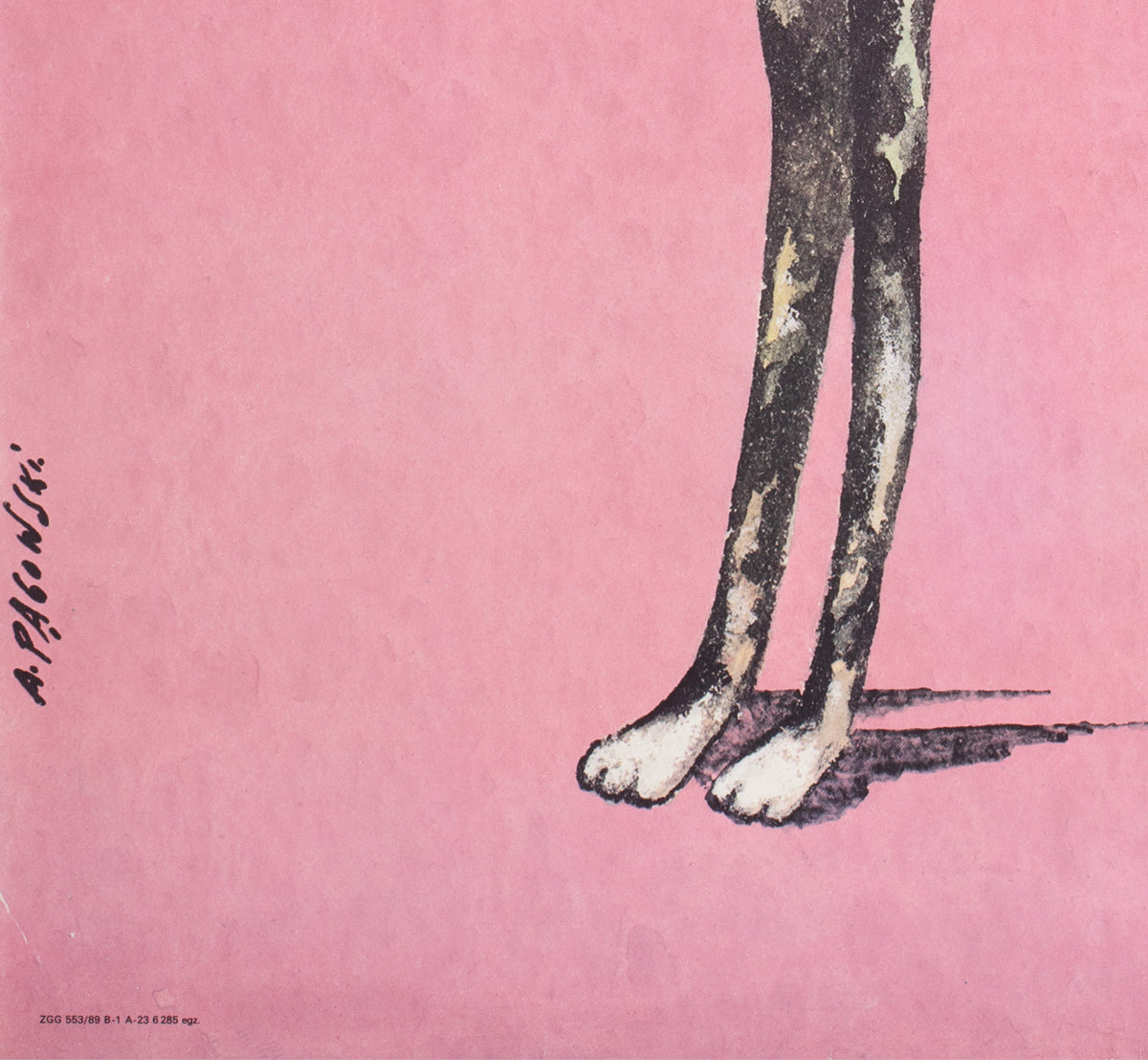 The Art of Loving 1989 Polish B1 Film Poster, Andrzej Pagowski