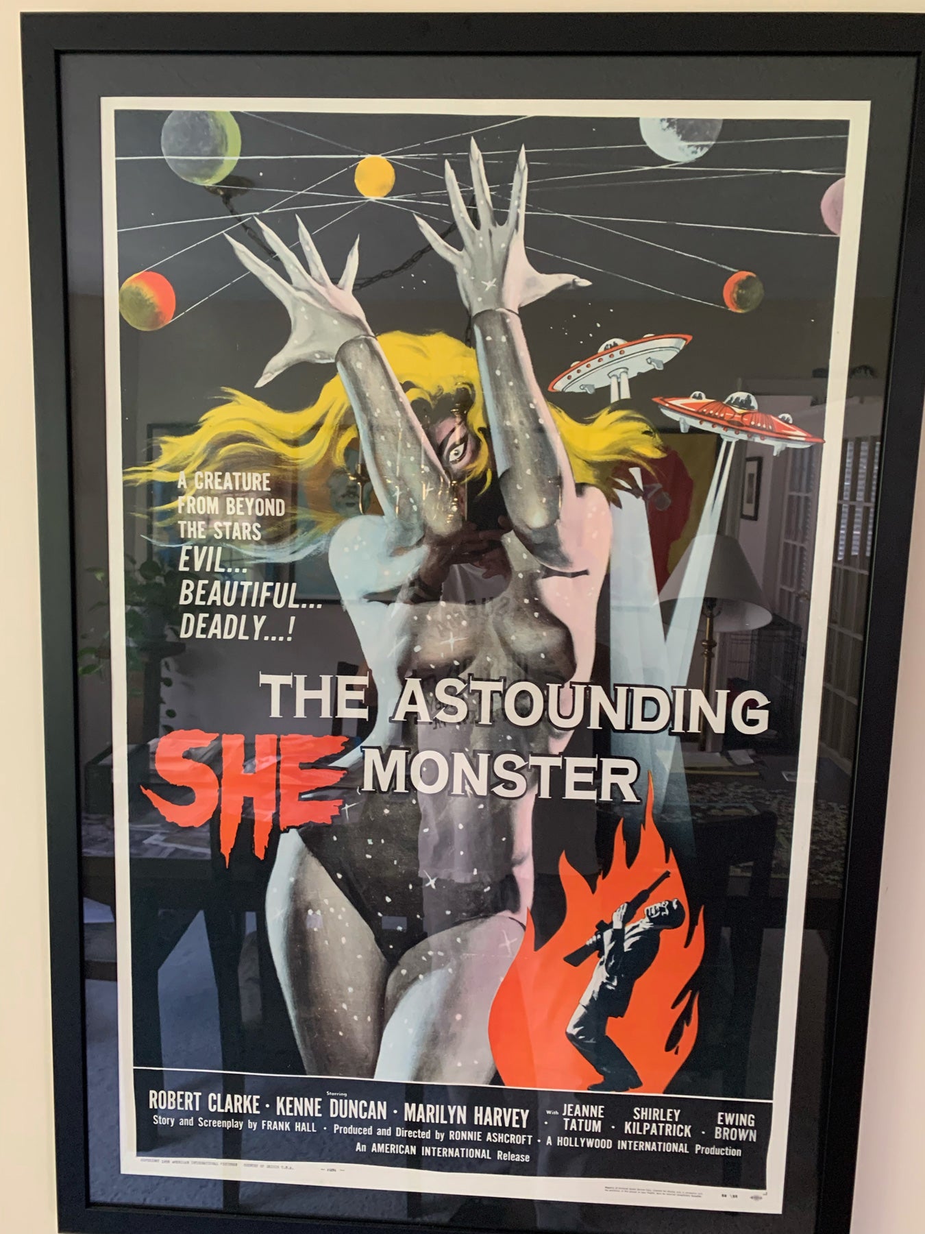 The Astounding She Monster 1950s US 1 Sheet Original Vintage Film Movie Poster