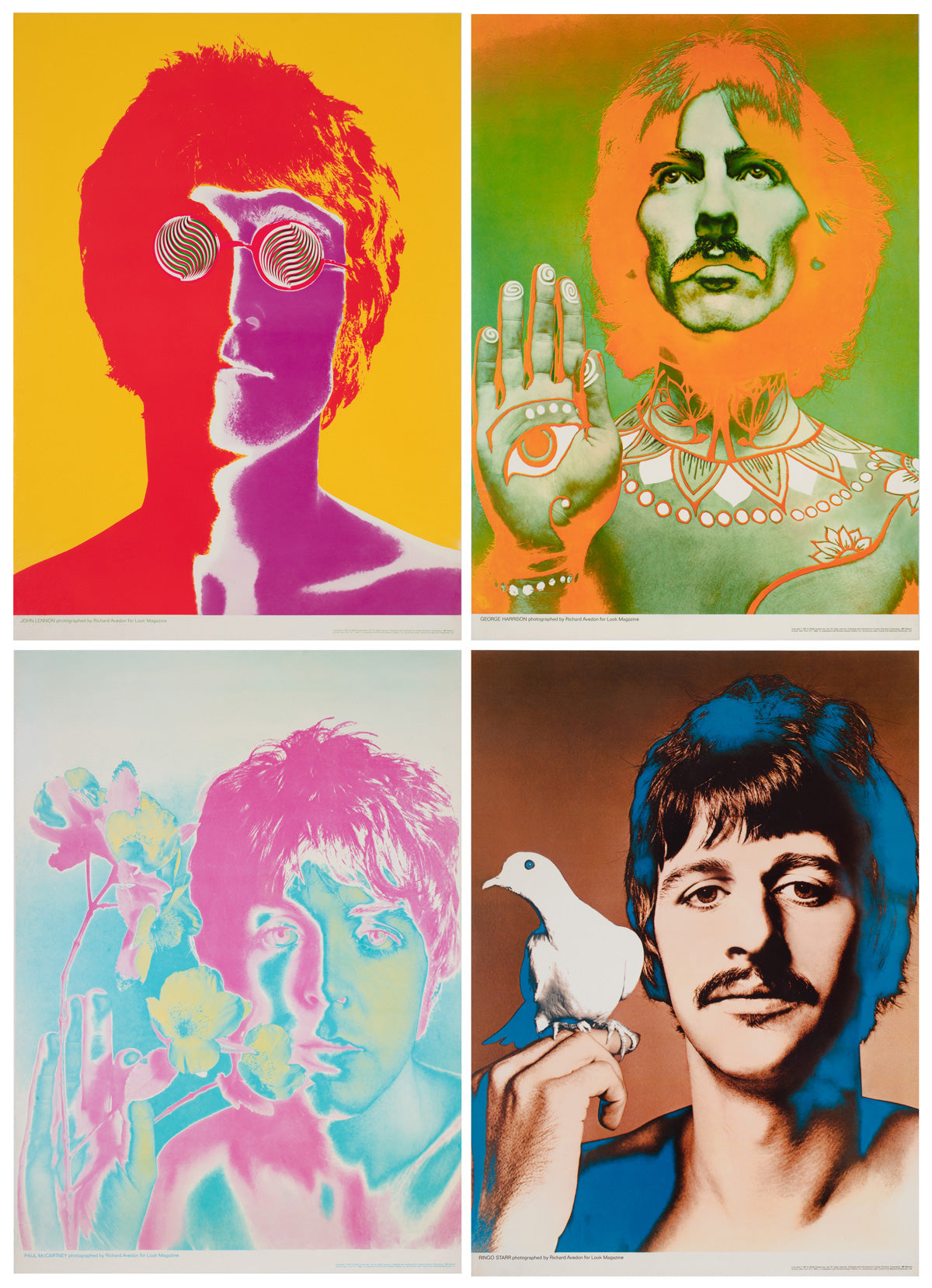 The Beatles 1967 Special Look Magazine Offset Lithographs