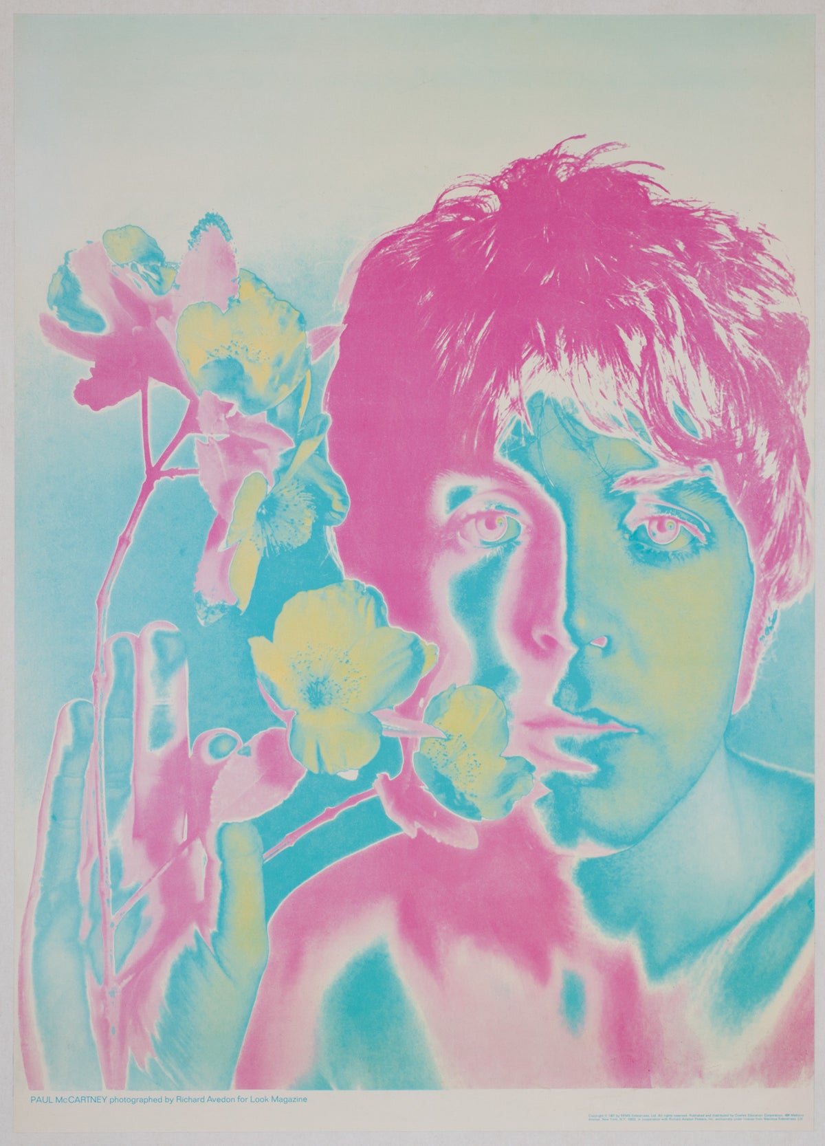 The Beatles 1967 Special Look Magazine Offset Lithographs Posters, Avedon