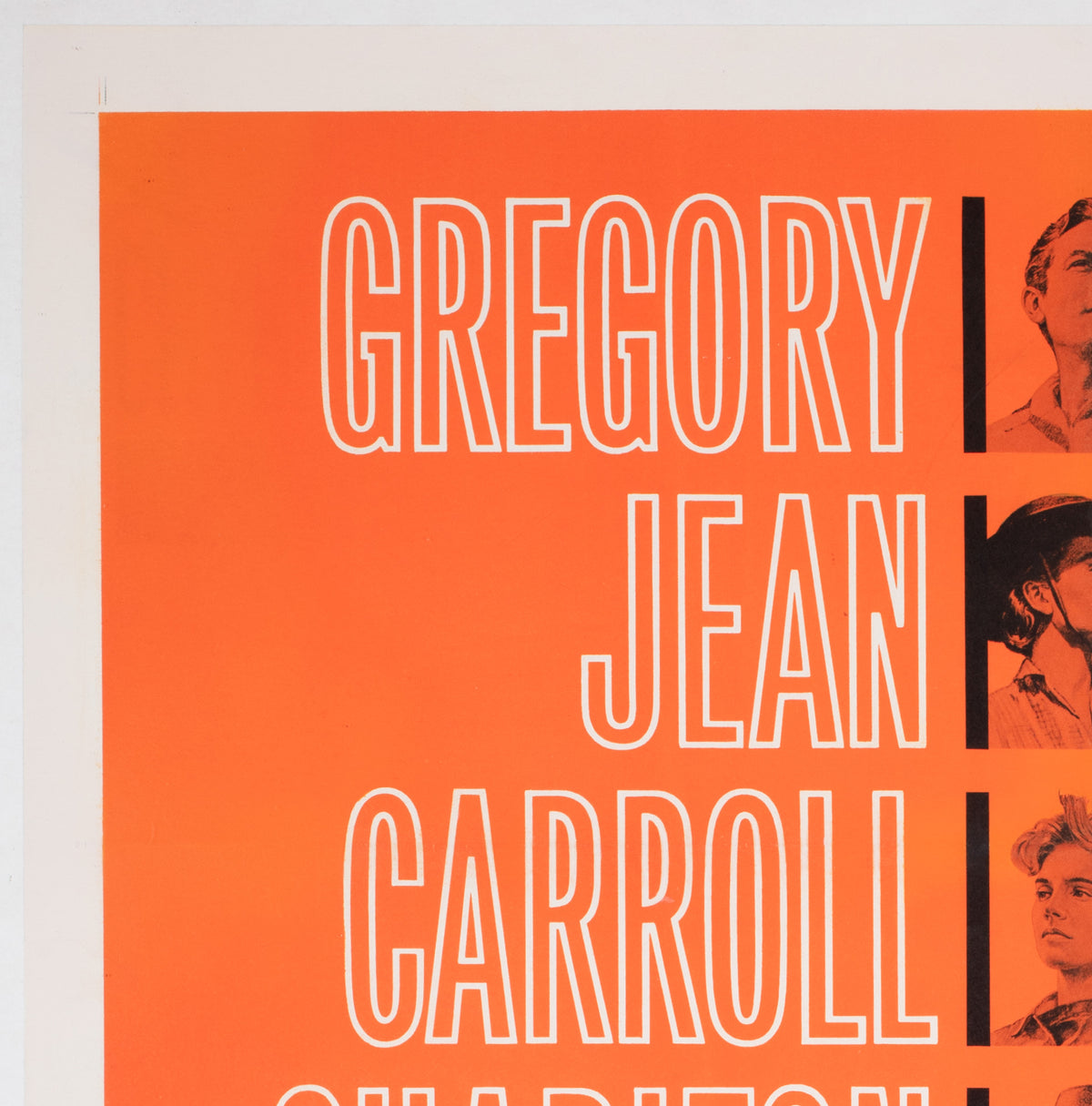 The Big Country 1958 US 1 Sheet Style B Film Movie Poster, Saul Bass - detail