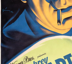 The Big Shot 1949 French Grande Film Movie Poster, Boris Grinsson - detail