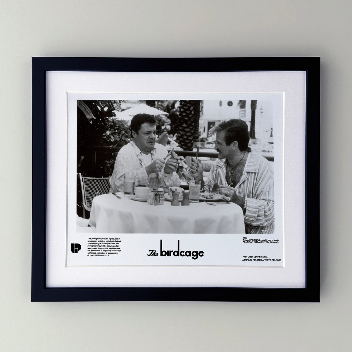 The Birdcage 1996 Publicity Film Movie Press Still Framed