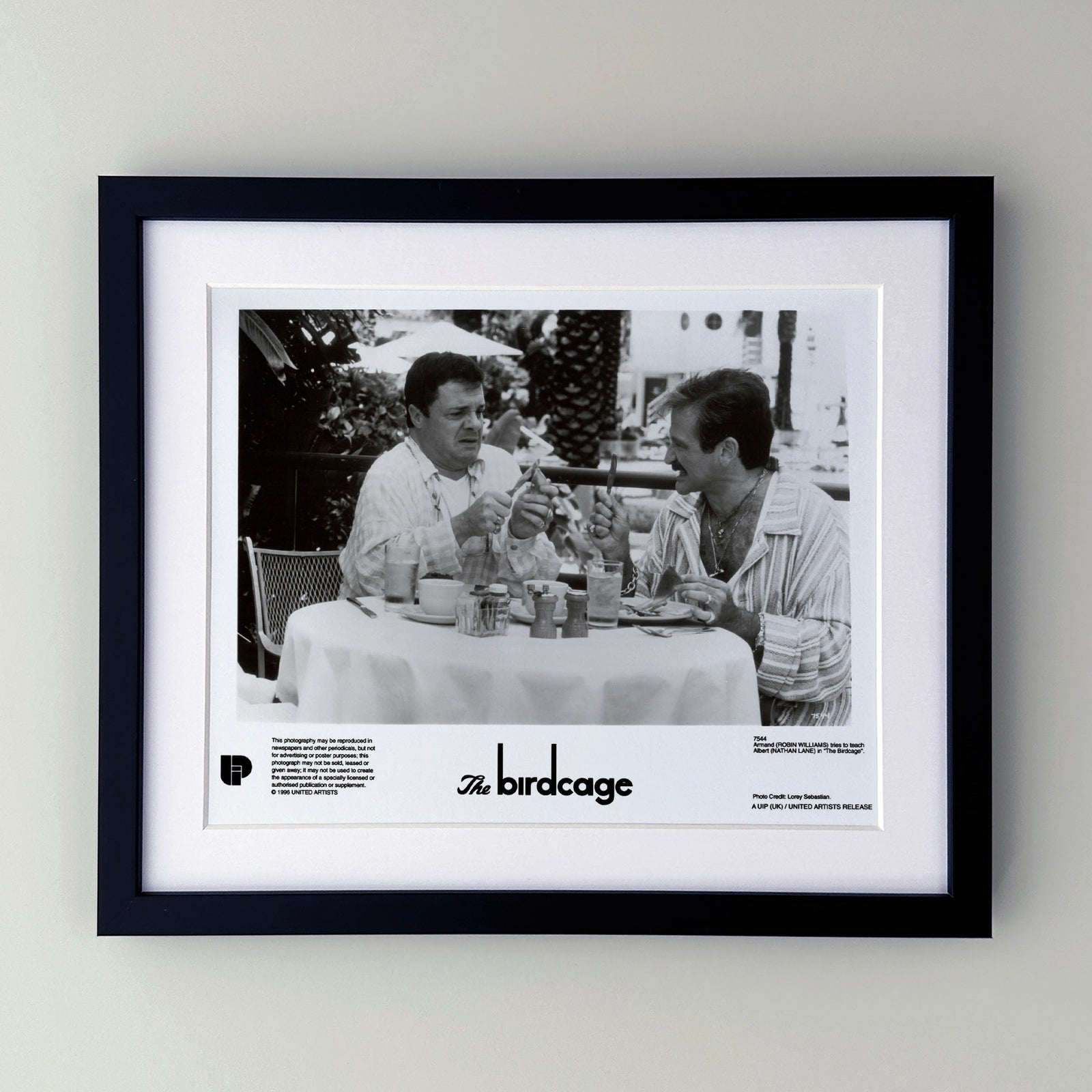 The Birdcage 1996 Publicity Film Movie Press Still Framed