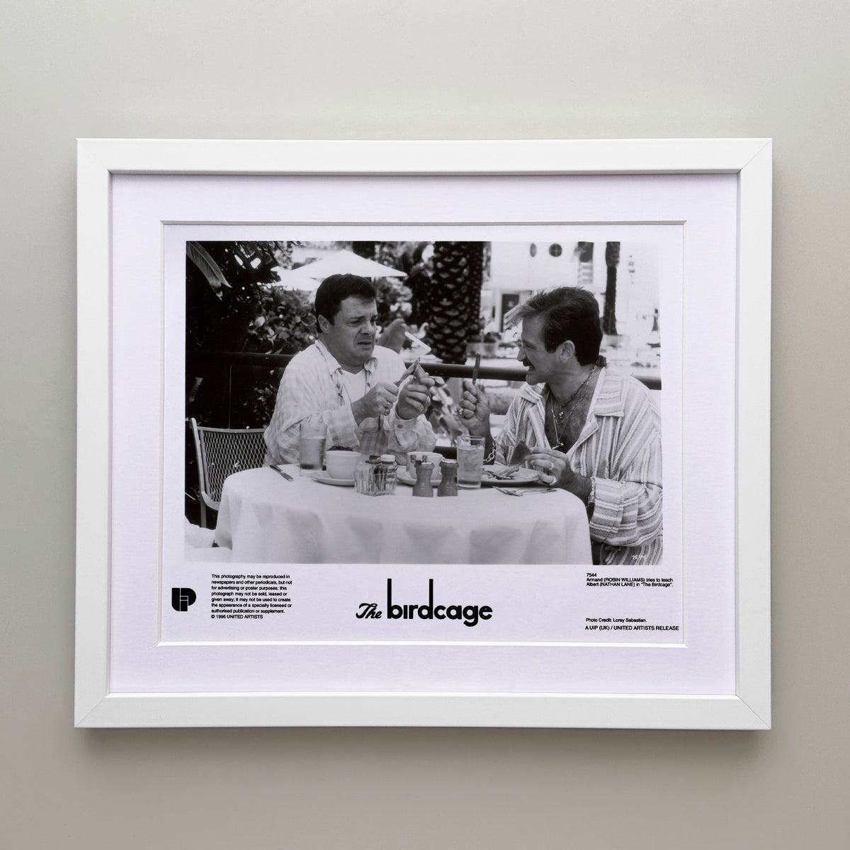 The Birdcage 1996 Publicity Film Movie Press Still Framed