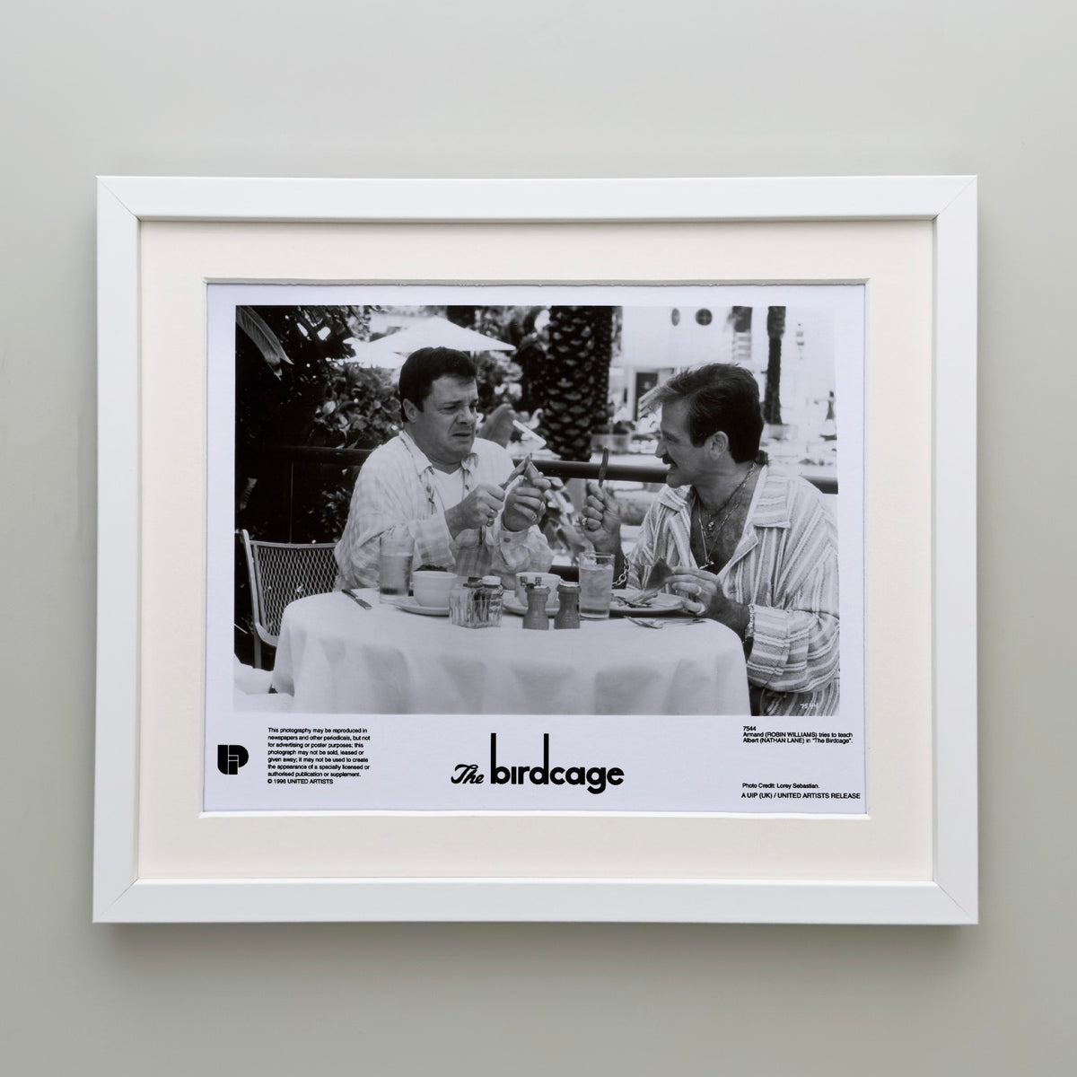 The Birdcage 1996 Publicity Film Movie Press Still Framed