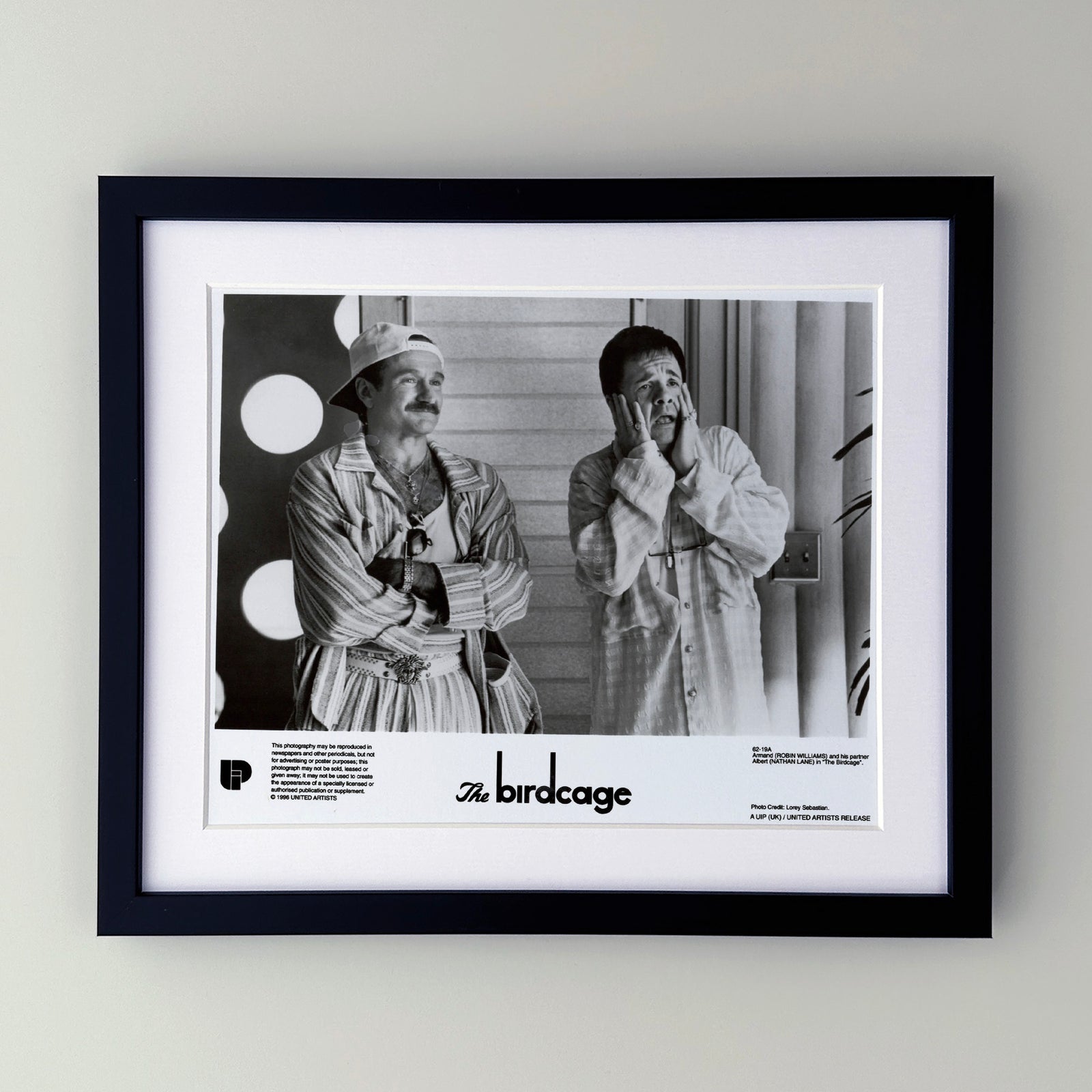 The Birdcage 1996 Publicity Film Movie Press Still Framed