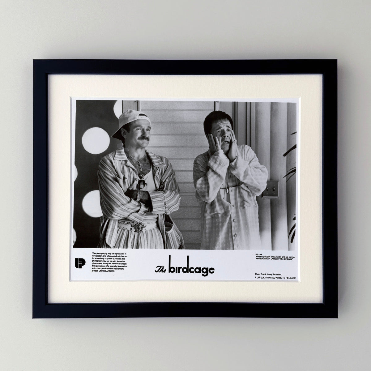 The Birdcage 1996 Publicity Film Movie Press Still Framed