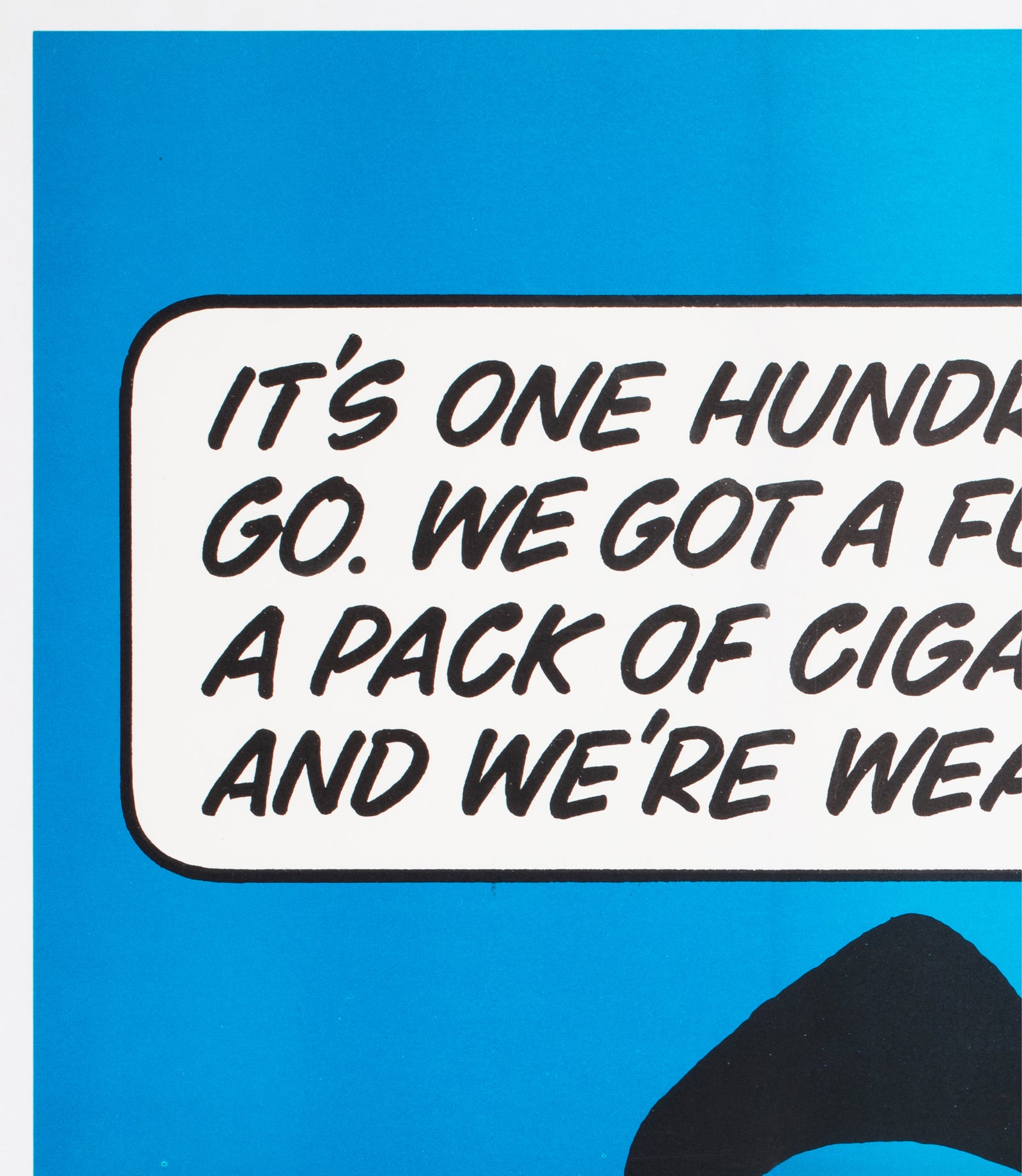 The Blues Brothers 1980 UK Quad Advance Film Poster - detail